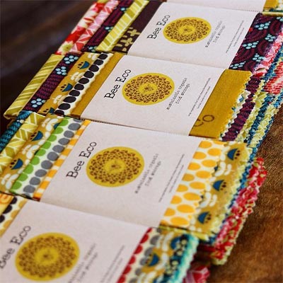Bee Eco Wrap オーガニック・フードラップ(みつろうラップ)